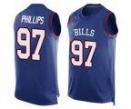 Buffalo Bills #97 Jordan Phillips Limited Royal Blue Player Name & Number Tank Top Football Jersey