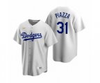 Los Angeles Dodgers Mike Piazza Nike White Cooperstown Collection Home Jersey