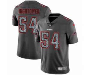 New England Patriots #54 Dont\'a Hightower Gray Static Vapor Untouchable Limited NFL Jersey