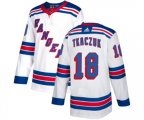 Reebok New York Rangers #18 Walt Tkaczuk Authentic White Away NHL Jersey