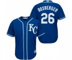 Kansas City Royals #26 Brad Boxberger Replica Blue Alternate 2 Cool Base Baseball Jersey