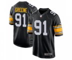 Pittsburgh Steelers #91 Kevin Greene Game Black Alternate Football Jersey