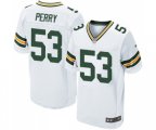 Green Bay Packers #53 Nick Perry Elite White Football Jersey