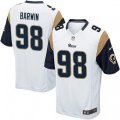 Los Angeles Rams #98 Connor Barwin Game White NFL Jersey