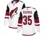 Arizona Coyotes #35 Darcy Kuemper Authentic White Away Hockey Jersey