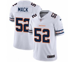 Chicago Bears #52 Khalil Mack White Team Logo Cool Edition Jersey