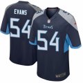 Tennessee Titans #54 Rashaan Evans Game Navy Blue Team Color NFL Jersey
