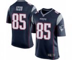 New England Patriots #85 Ryan Izzo Game Navy Blue Team Color Football Jersey