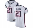 New England Patriots #21 Duron Harmon White Vapor Untouchable Elite Player Football Jersey
