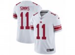 New York Giants #11 Phil Simms Vapor Untouchable Limited White NFL Jersey