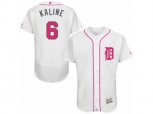Detroit Tigers #6 Al Kaline Authentic White Fashion Flex Base MLB Jersey