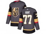 Vegas Golden Knights #77 Brad Hunt Authentic Gray Home NHL Jersey