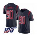 Houston Texans #90 Jadeveon Clowney Limited Navy Blue Rush Vapor Untouchable 100th Season Football Jersey