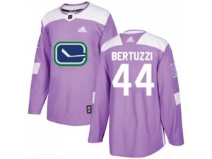 Vancouver Canucks #44 Todd Bertuzzi Purple Authentic Fights Cancer Stitched NHL Jersey