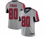 Atlanta Falcons #80 Luke Stocker Limited Silver Inverted Legend Football Jersey