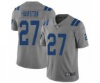 Indianapolis Colts #27 Nate Hairston Limited Gray Inverted Legend Football Jersey