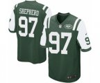 New York Jets #97 Nathan Shepherd Game Green Team Color NFL Jersey