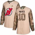 New Jersey Devils #10 Jimmy Hayes Authentic Camo Veterans Day Practice NHL Jersey