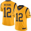 Los Angeles Rams #12 Sammy Watkins Limited Gold Rush Vapor Untouchable NFL Jersey