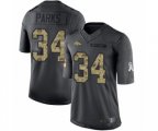 Denver Broncos #34 Will Parks Limited Black 2016 Salute to Service Football Jersey