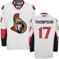 Ottawa Senators #17 Nate Thompson Authentic White Away NHL Jersey