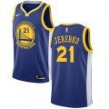 Golden State Warriors #21 Jonas Jerebko Blue NBA Swingman Icon Edition Jersey