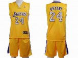 nba los angeles lakers #24 bryant yellow(suit)