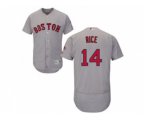 Boston Red Sox #14 Jim Rice Grey Flexbase Authentic Collection Stitched Baseball Jersey