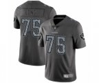Oakland Raiders #75 Howie Long Gray Static Fashion Limited Football Jersey