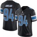 Detroit Lions #94 Ziggy Ansah Limited Black Rush Vapor Untouchable NFL Jersey