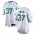 Miami Dolphins #37 Myles Gaskin Nike White Vapor Limited Jersey