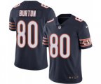 Chicago Bears #80 Trey Burton Navy Blue Team Color Vapor Untouchable Limited Player Football Jersey