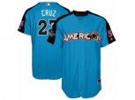 Seattle Mariners #23 Nelson Cruz Replica Blue American League 2017 MLB All-Star MLB Jersey