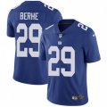 New York Giants #29 Nat Berhe Royal Blue Team Color Vapor Untouchable Limited Player NFL Jersey
