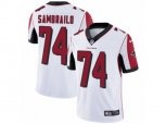 Atlanta Falcons #74 Ty Sambrailo White Vapor Untouchable Limited Player NFL Jersey