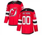 New Jersey Devils Custom Premier Red Home Hockey Jersey