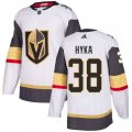 Vegas Golden Knights #38 Tomas Hyka Authentic White Away NHL Jersey