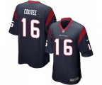 Houston Texans #16 Keke Coutee Game Navy Blue Team Color Football Jersey