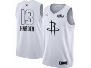 Houston Rockets #13 James Harden White NBA Jordan Swingman 2018 All-Star Game Jersey