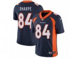 Denver Broncos #84 Shannon Sharpe Vapor Untouchable Limited Navy Blue Alternate NFL Jersey