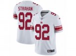 New York Giants #92 Michael Strahan Vapor Untouchable Limited White NFL Jersey