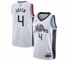 Los Angeles Clippers #4 JaMychal Green Authentic White Basketball Jersey - 2019-20 City Edition