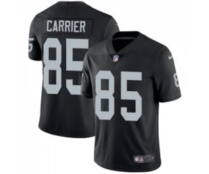 Oakland Raiders #85 Derek Carrier Black Team Color Vapor Untouchable Limited Player Football Jersey
