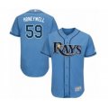 Tampa Bay Rays #59 Brent Honeywell Columbia Alternate Flex Base Authentic Collection Baseball Player Jersey
