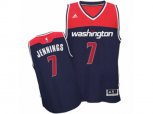 Washington Wizards #7 Brandon Jennings Authentic Navy Blue Alternate NBA Jersey
