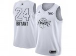 Los Angeles Lakers #24 Kobe Bryant White NBA Jordan Swingman 2018 All-Star Game Jersey