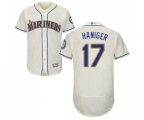 Seattle Mariners #17 Mitch Haniger Cream Alternate Flex Base Authentic Collection Baseball Jersey