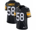 Pittsburgh Steelers #58 Jack Lambert Black Alternate Vapor Untouchable Limited Player Football Jersey