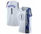 Indiana Pacers #1 T.J. Warren Authentic White Basketball Jersey - 2019-20 City Edition