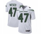 New York Jets #47 Trevon Wesco Game White Football Jersey